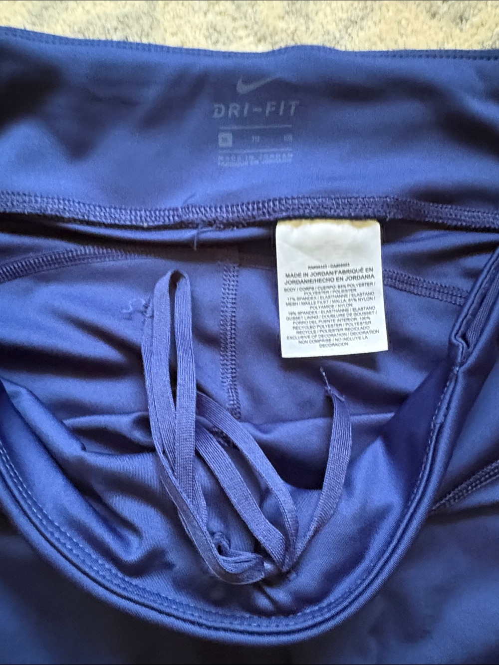 Nike Dark Blue Athletic Leggings - Picture 9 of 10